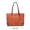 Cork Cayenne Tote Wax Rust