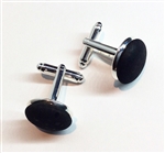 Cork Cuff Links Black