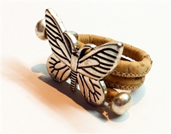 Cork Ring Butterfly C Natural