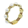 Cork Bracelet Pearls Natural