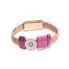 Cork bracelet copper trim