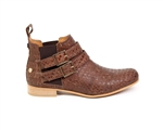 Cork Brown Ankle Boots