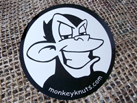 Monkey Knuts Stickers