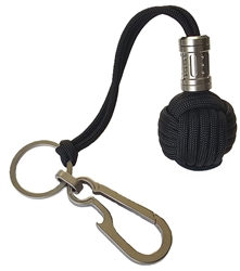 Titanium Monkey Fist Paracord Keychain
