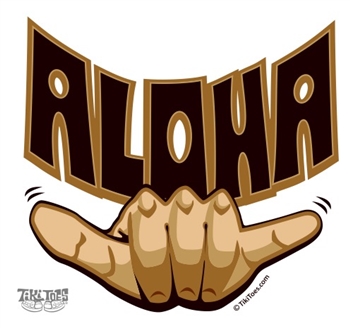 Aloha Shaka Brown
