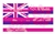 Hawaii Floral Flag Pinks