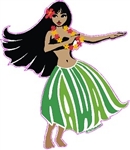 Hawaii Hula Girl Printed