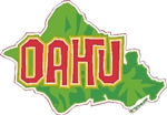 Oahu Island Printed