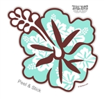 Original Hibiscus Mint & Brown