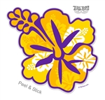 Original Hibiscus Purple & Yellow