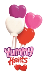 Yummy Hearts lollipop fundraiser