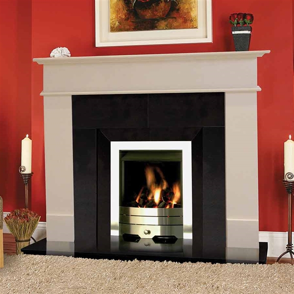 BERLIN, FIRE SURROUND, SUITE, IVORY PEARL