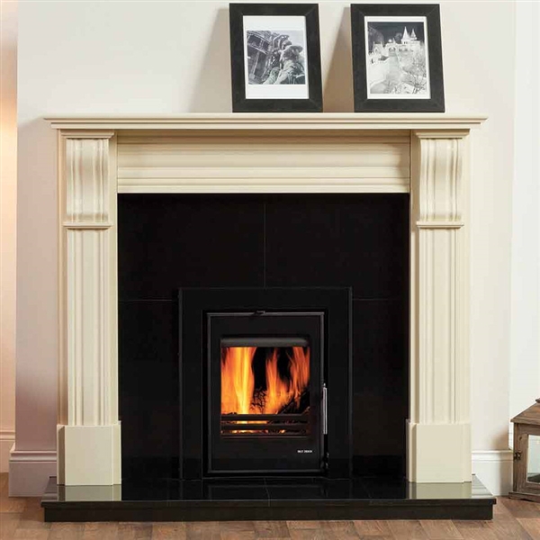 DUBLIN CORBEL, FIRE SURROUND, IVORY PEARL
