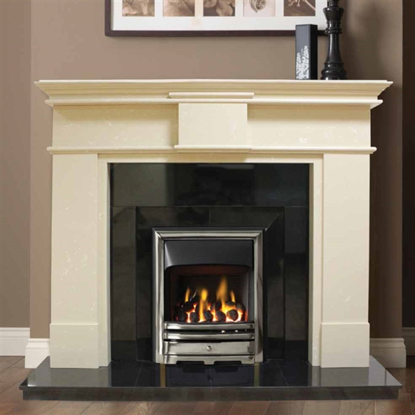 MARSEILLE, FIRE SURROUND, IVORY PEARL