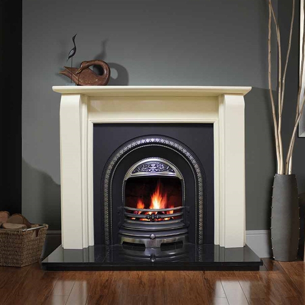 MUNICH, FIRE SURROUND, PERLA WHITE