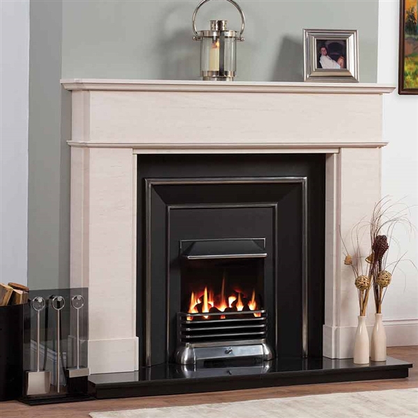 NIMES, FIRE SURROUND, IVORY PEARL