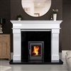 BORDEAUX, POLAR WHITE, FIRE SURROUND