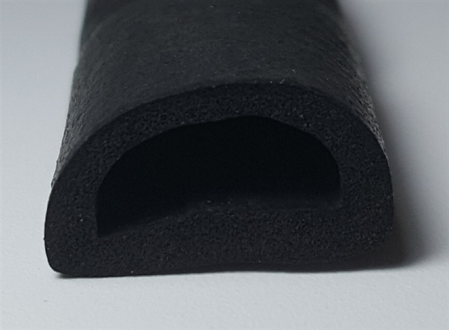 Sponge Rubber D Seal