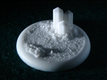 Crystal Field Resin Scenic Miniatures Base 50mm