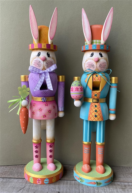 March 9 - Bunny and Clyde Nutcrackers by Wendy Goldberg