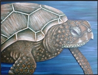 June 2 & 9 - Textured Turtle by Karen Brouwer