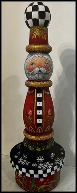 VIDEO from June 24, 2024 - Turned  Santa by Rosemary West CDA (Epacket, class video & Enhanced Chat Notes)