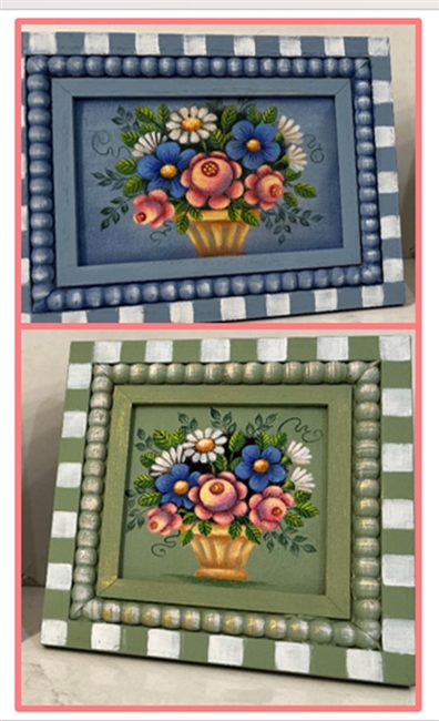 VIDEO from Aug 6, 2024 -  Basket of Flowers (Spring Blossoms) (Class video & Enhanced Chat Notes) by Rosemary West CDA
