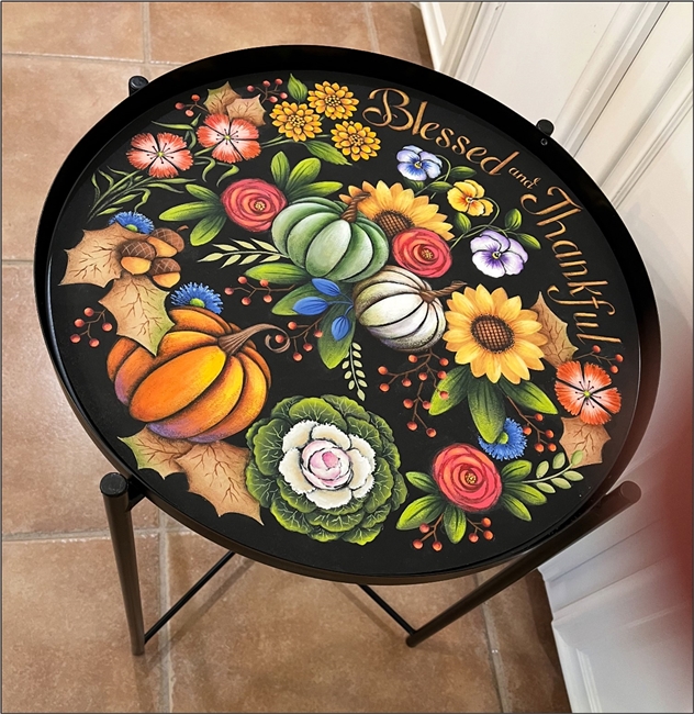 VIDEO from August 6, 13 & 20, 2025 - Fall Pumpkins, & Flowers on a Tabletop by Rosemary West CDA