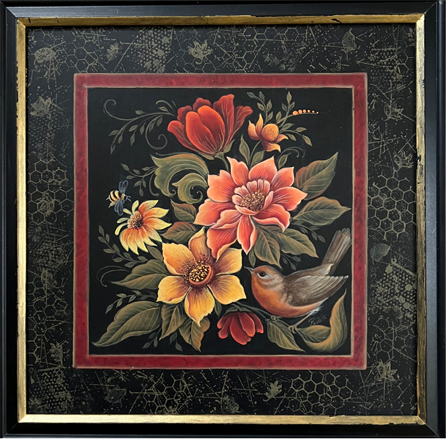 VIDEO from September 9, 2025   - Autumn Birds & Bees by Paulette DiGesare (Lehigh Valley Decorative Painters)