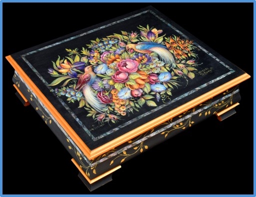 Nov. 4,11,18, Dec 2 & 9th, 2026 - Australian Chippendale Box's  by JoSonja & taught by Mary Svenson CDA - Yes, I will attend ZOOM class