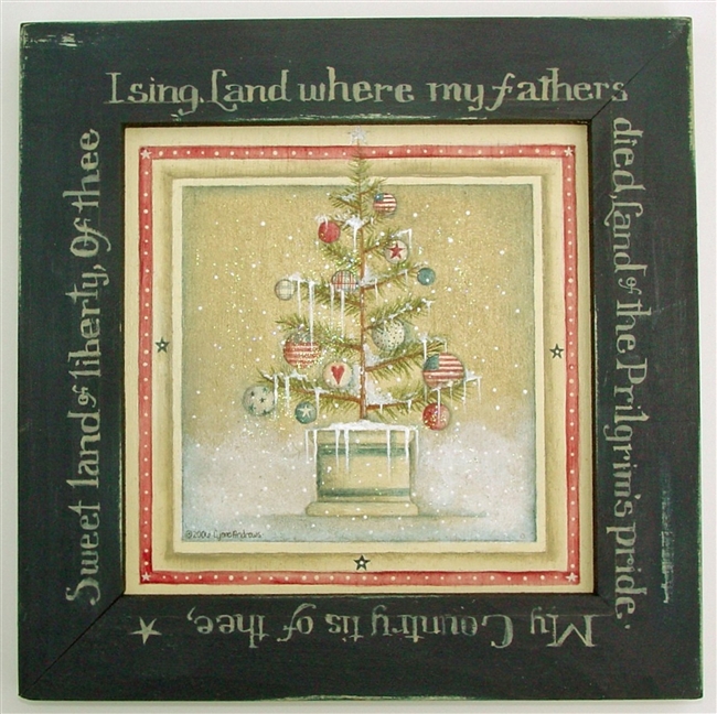 August 28, 2026 - Stars & Stripes Colonial Feather Tree  by Lynne Andrews