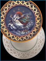 January 6,13 & 20, 2027- The Snow Queen designed by JoSonja & taught by Mary Svenson CDA (class only $75.00  & Zoom Class + 18" Carved Plate $257.00 + shipping)