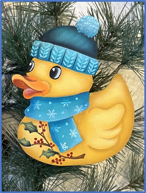 Feb 9 - Pom Pom Winter Quacker by Linda O'Connell TDA