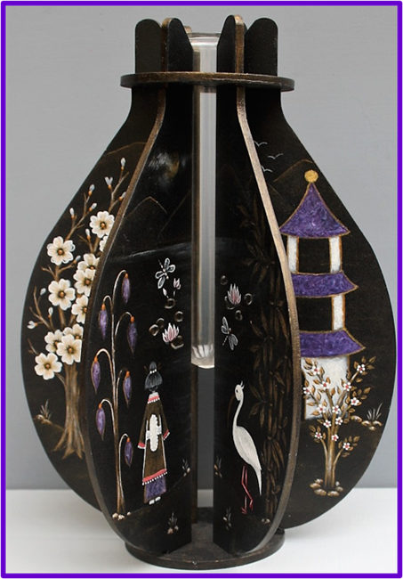 May 18  (Saturday 3 PM to 7 PM, ET) - Oriental Vase by Karen Brouwer