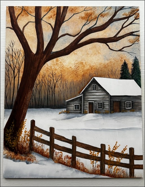 June 11, 2026 - Yesterday's Winter by Nancy Scott CDA  - WMDPG Technique Program