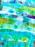 Tie-Dye Kitchen Towels Upcycled (qty 5)