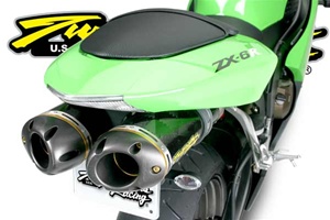 Two Brothers Kawasaki ZX-6R '05-06 M2 Carbon Fiber Slip On Exhaust 