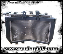 Kawasaki ZX6R Radiator Armor