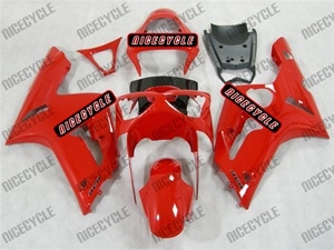 Kawasaki ZX6R Gloss Red Fairings