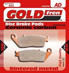 002 - GOLD FREN DISC BRAKE PADS