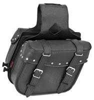 River Road Momentum Slant Compact Studded Saddlebags