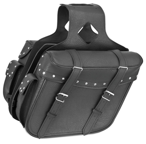 River Road Momentum Slant Large Studded Saddlebags