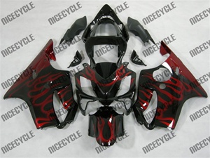 Honda CBR 600 F4i Airbrush Flame Fairings