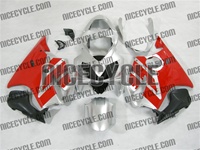 Honda CBR 600 F4i Silver/Red OEM Style Fairings