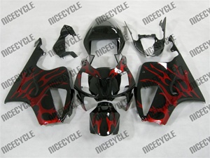 Honda RC51/VTR1000 Candy Red Tribal Fairing