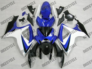 Blue/White OEM Style Suzuki GSX-R 600 750 Fairings