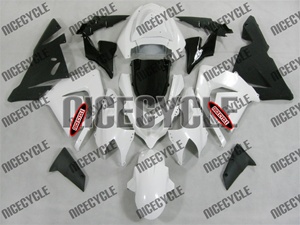 Kawasaki ZX10R Gloss White/Black Fairings
