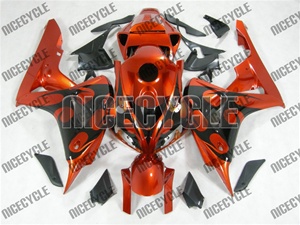 Honda CBR 600RR Metallic Orange Tribal Fairings