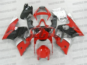 Kawasaki ZX6R Red/Black OEM Style Fairings