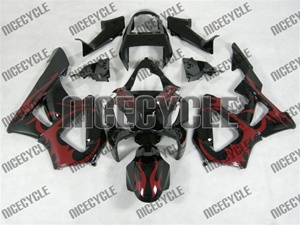 Red Tribal Honda CBR 929RR Fairings